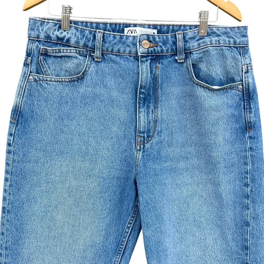 Zara - Super High Rise Mom Jeans - 12 - Picture 2 of 13